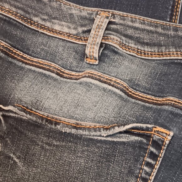 Silver Jeans Co. 'Sam' plus size women's distressed boyfriend jeans sz 24 - Picture 9 of 16